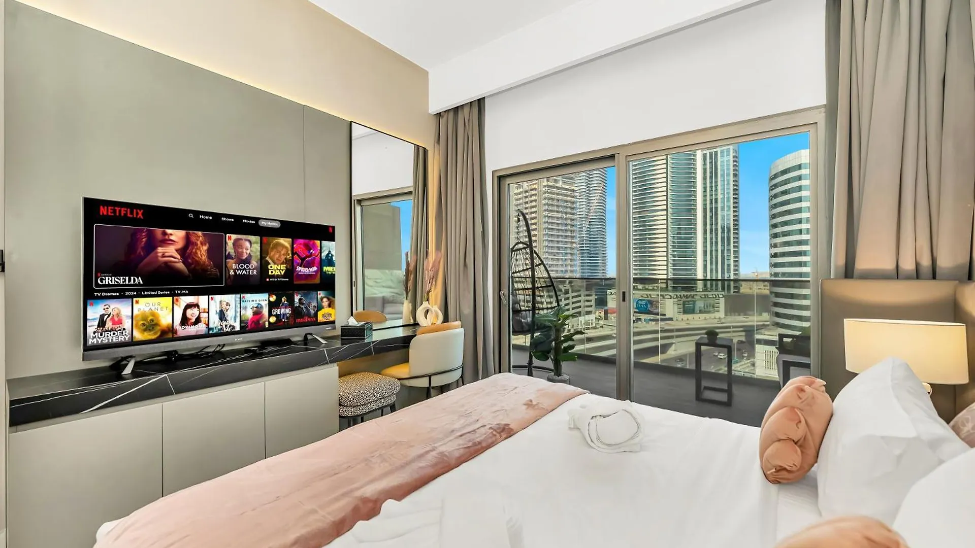 Chic 2Br Near Dubai Mall & Burj L Canal & City View I 5 Pax 公寓